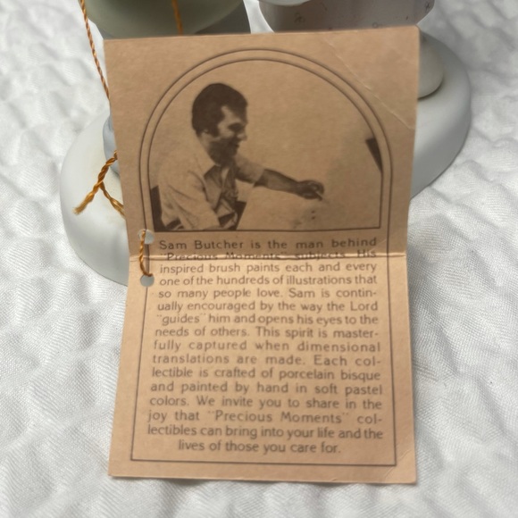 Vintage Precious Moments God Blessed Our Years Together with Love 25th 1983 - Picture 5 of 9